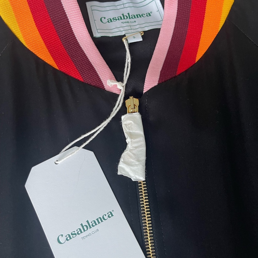 Casablanca Silk Bomber Jacket - Picture 5 of 5
